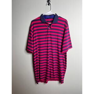 Greyson Striped Performance polo XL